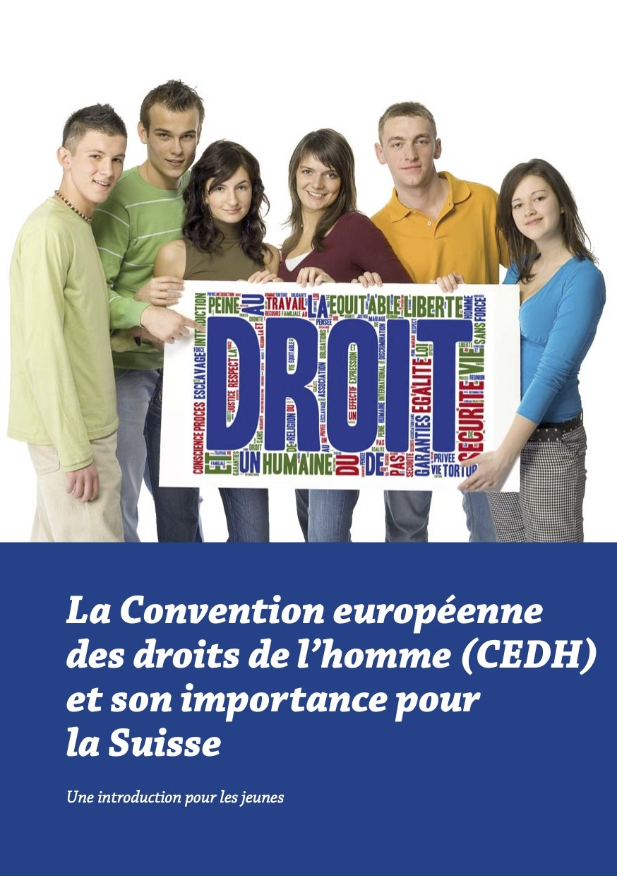 141113 La Convention europe enne des droits de lhomme et son importance pourla Suisse FR 2